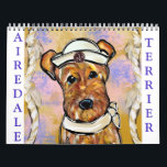 AIREDALE TERRIER 2026 KALENDER<br><div class="desc">BEAUTIFUL LUREDALE TERRIER ART!</div>