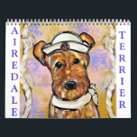 AIREDALE TERRIER 2026 KALENDER<br><div class="desc">BEAUTIFUL LUREDALE TERRIER ART!</div>