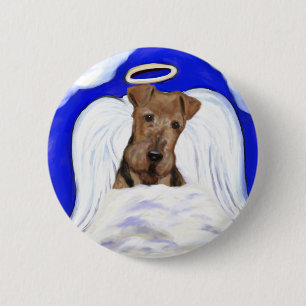 Airedale Terrier Ängel Knapp