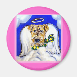 Airedale Terrier Ängel Magnet