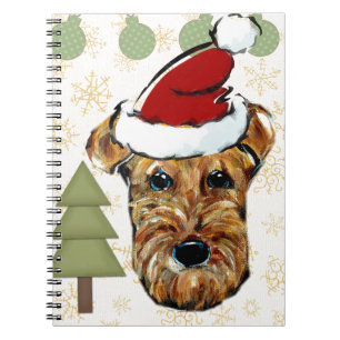 AIREDALE TERRIER ANTECKNINGSBOK