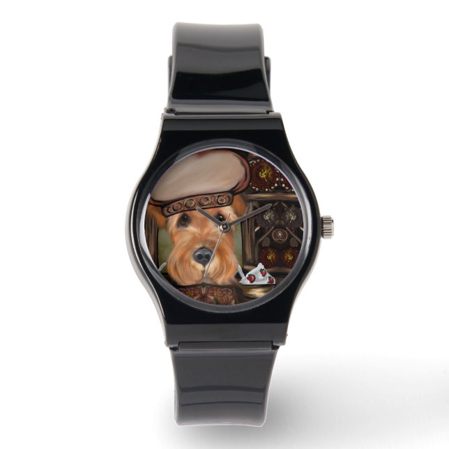 AIREDALE TERRIER ARMBANDSUR (Framsida)