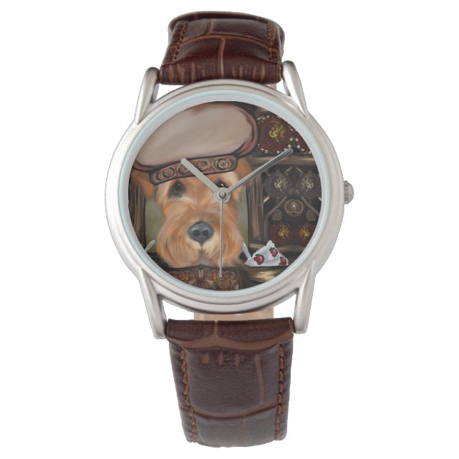 AIREDALE TERRIER ARMBANDSUR (Framsida)