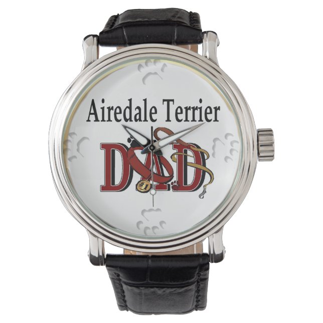 Airedale Terrier Armbandsur (Framsida)