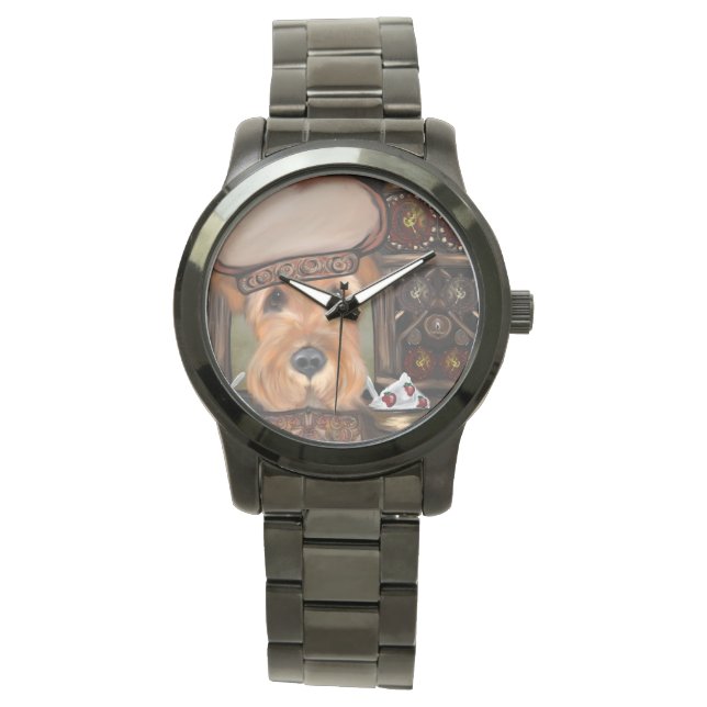 AIREDALE TERRIER ARMBANDSUR (Framsida)