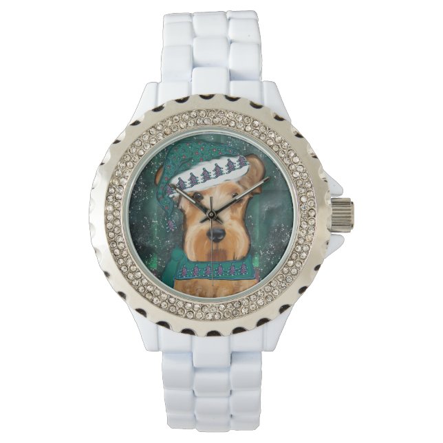 Airedale Terrier Armbandsur (Framsida)