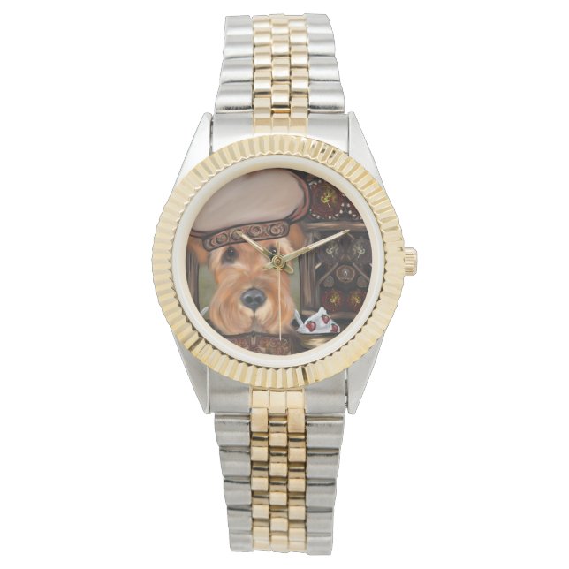 AIREDALE TERRIER ARMBANDSUR (Framsida)
