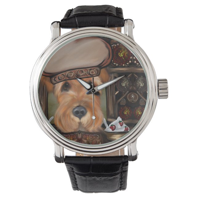 AIREDALE TERRIER ARMBANDSUR (Framsida)