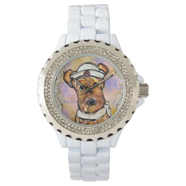 AIREDALE TERRIER ARMBANDSUR (Framsida)