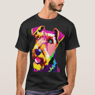 Airedale Terrier Art Hund älskare-gåvor T Shirt