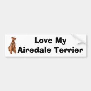 Airedale Terrier Bildekal