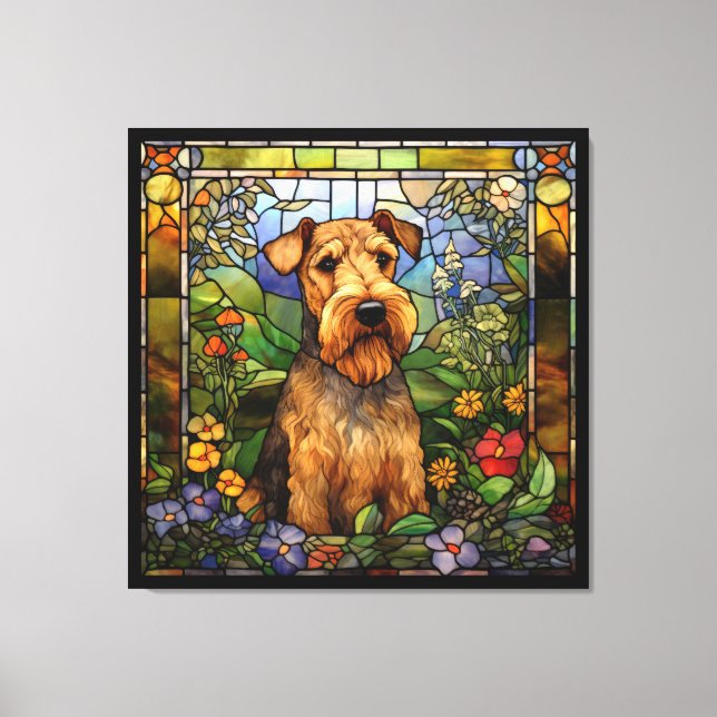 Airedale Terrier Canvas Art (Framsida)