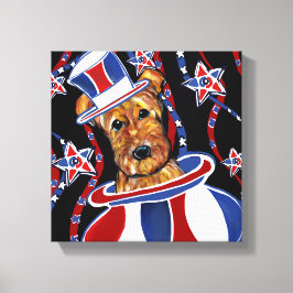 AIREDALE TERRIER CANVASTRYCK