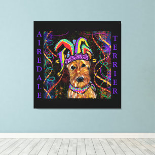 AIREDALE TERRIER CANVASTRYCK