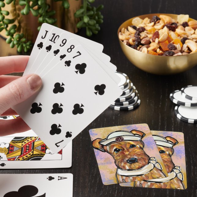 AIREDALE TERRIER CASINOKORT (På plats)