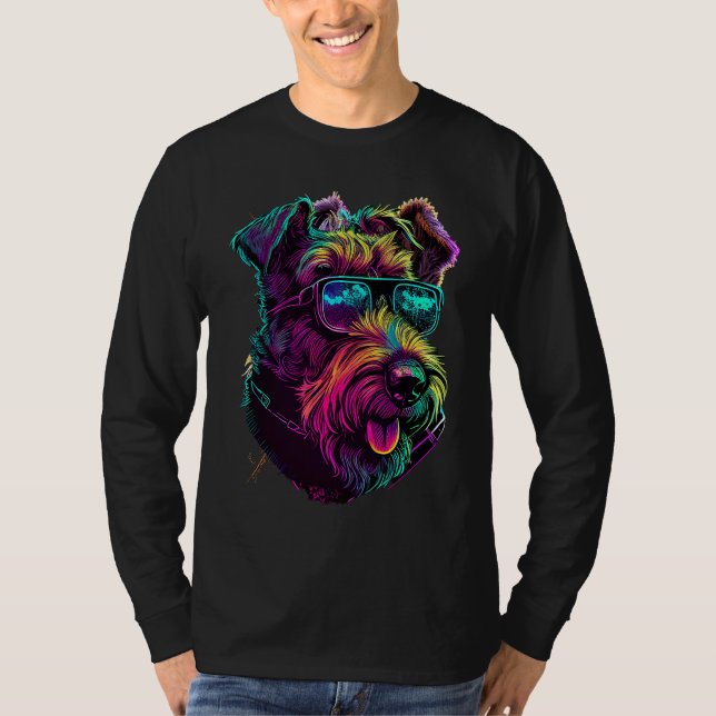 Airedale Terrier Dogs Airedale Terriers T Shirt (Framsida)