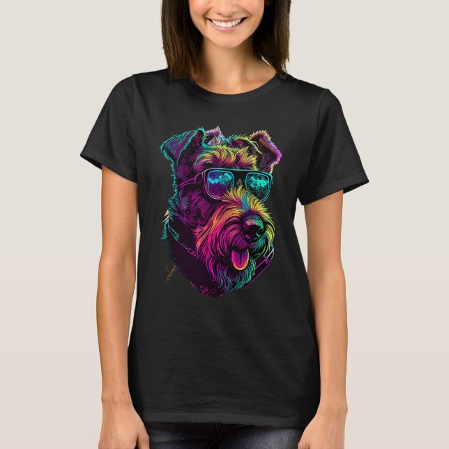 Airedale Terrier Dogs Airedale Terriers T Shirt (Framsida)