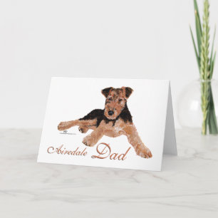 Airedale Terrier Fars Dag Kort