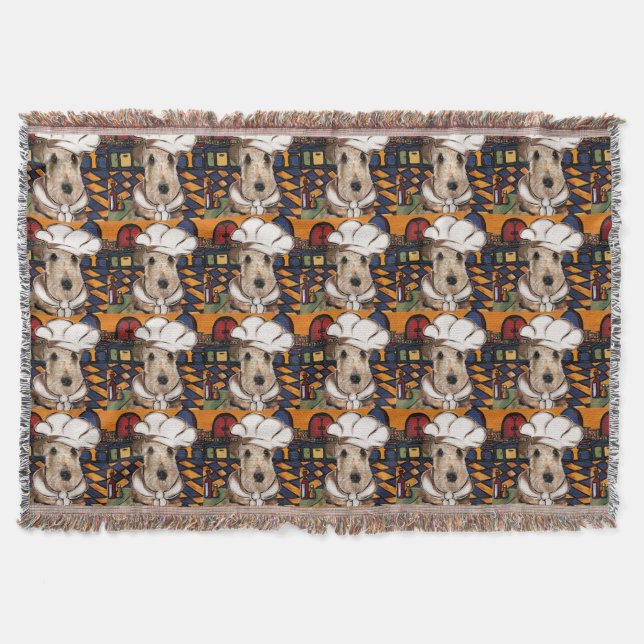 Airedale Terrier Filt (Framsidan)