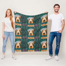 Airedale Terrier Fleecefilt