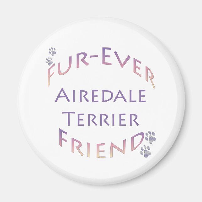 Airedale Terrier Furever Magnet (Framsidan)