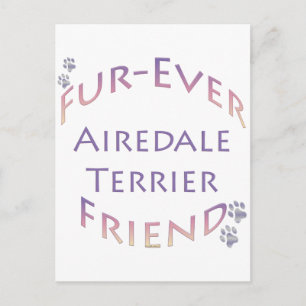 Airedale Terrier Furever Vykort