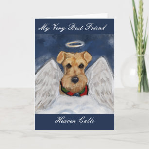 Airedale terrier helgkort