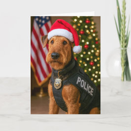 Airedale Terrier Holiday Card Helgkort