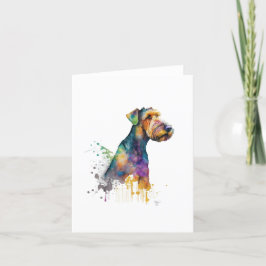 Airedale Terrier Hund Helgkort