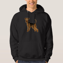 Airedale Terrier Hund Illustration Bingley Terrier Hoodie