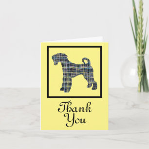 Airedale Terrier Hund Tack Greeting Kort