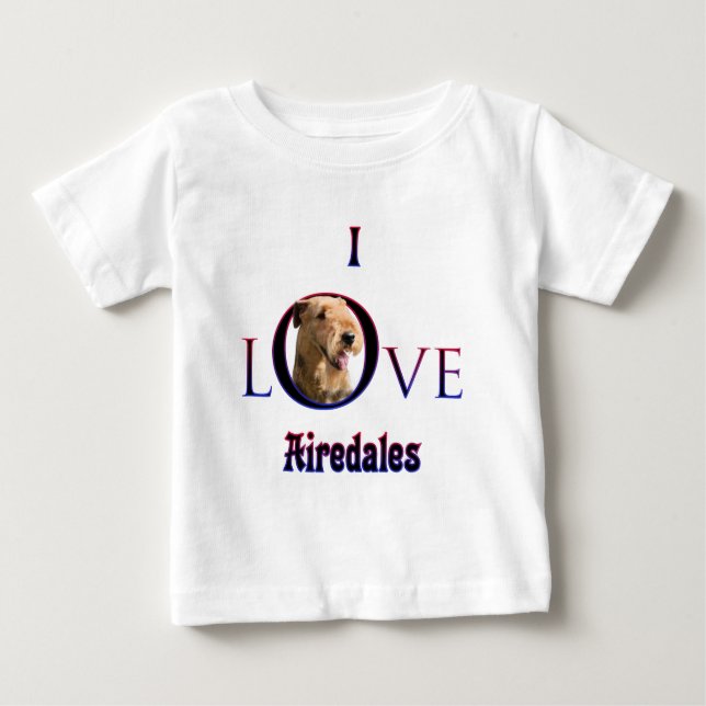 Airedale Terrier I Kärlek Tröja (Framsida)
