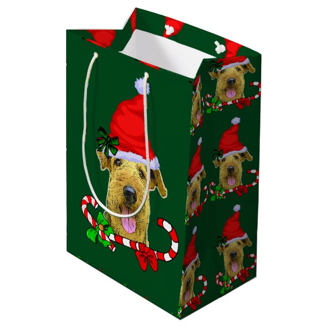 Airedale Terrier-jul (Baksidan Vinklad)