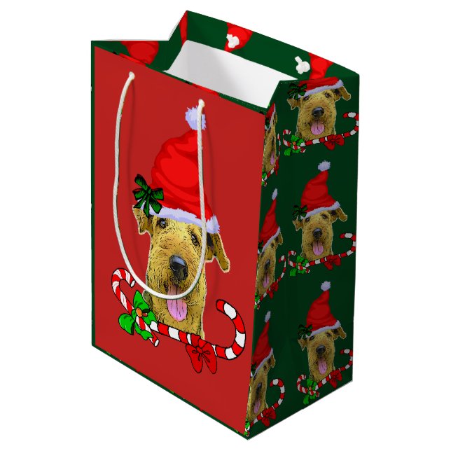 Airedale Terrier-jul (Baksidan Vinklad)