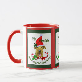 Airedale Terrier-julgåvor Mugg