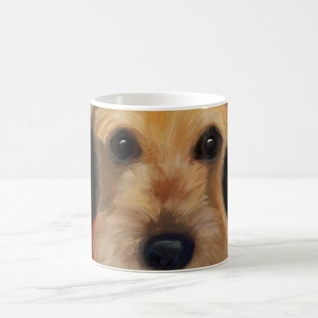 Airedale Terrier Kaffemugg (Center)