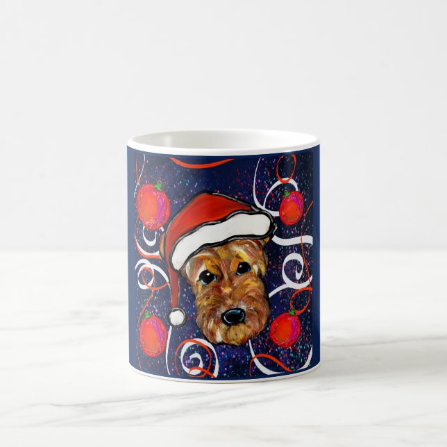 AIREDALE TERRIER KAFFEMUGG (Center)