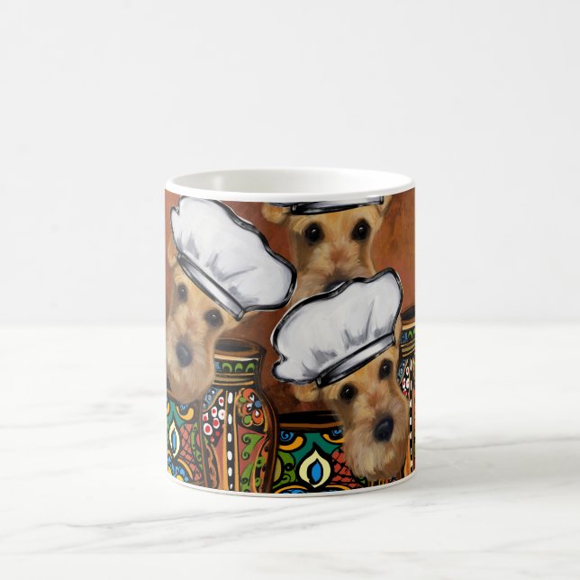 Airedale Terrier Kaffemugg (Center)
