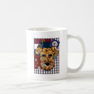 AIREDALE TERRIER KAFFEMUGG