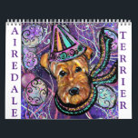 AIREDALE TERRIER KALENDER<br><div class="desc">BEAUTIFUL LUREDALE TERRIER ART!</div>