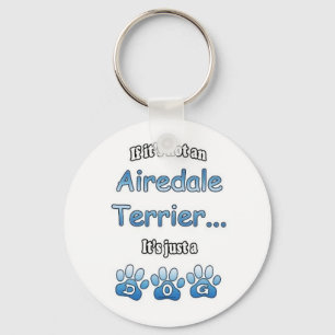 Airedale Terrier Keychain Nyckelring