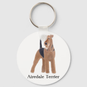 Airedale Terrier Keychain Nyckelring