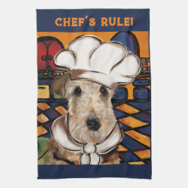 AIREDALE TERRIER KÖKSHANDDUK