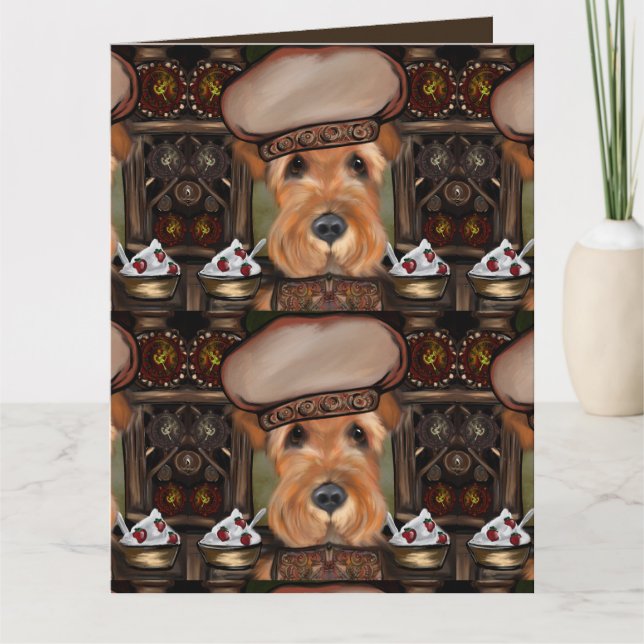 AIREDALE TERRIER KORT (Framsida)