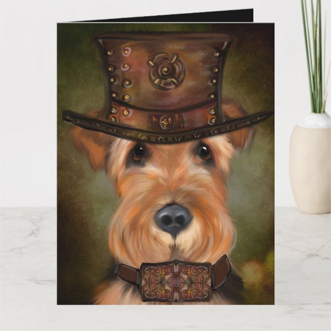 AIREDALE TERRIER  KORT (Framsida)