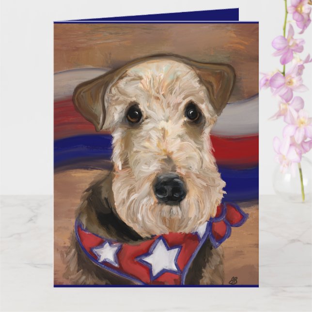AIREDALE TERRIER KORT (Orkide)