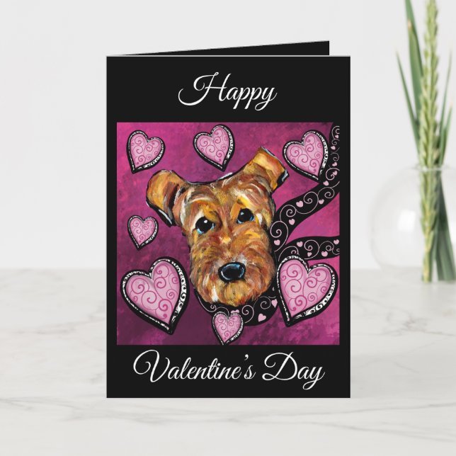  AIREDALE TERRIER      KORT (Framsida)
