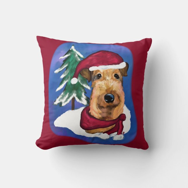 Airedale Terrier Kudde (Framsida)
