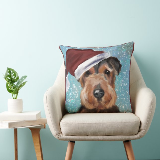 AIREDALE TERRIER KUDDE (Stol)