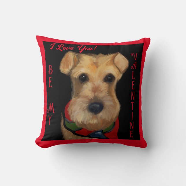 Airedale Terrier Kudde (Framsida)